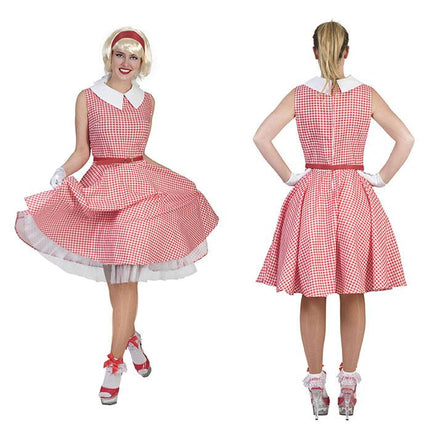 Feestbazaar Barbie Bopper Rock 'n Roll outfit
