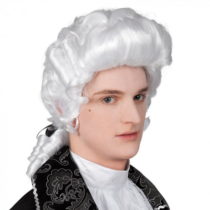 Feestbazaar Barok pruik Mozart