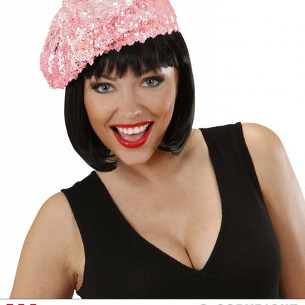 Feestbazaar Basco muts roze