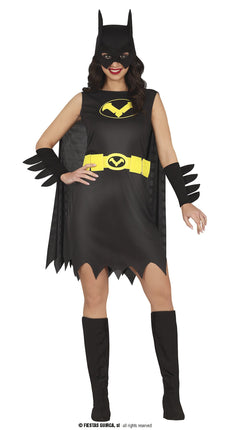 Feestbazaar Batgirl Outfit Dames 5-delig