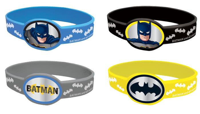 Feestbazaar Batman armbanden (4st)