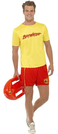 Feestbazaar Baywatch strand kostuum man