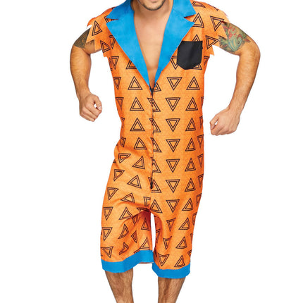 Feestbazaar Bedrock bro Fred Flinstone Kostuum
