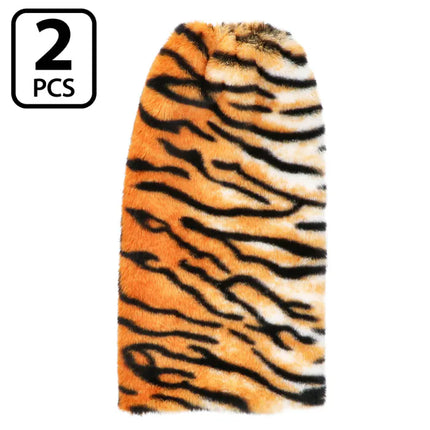 Feestbazaar Beenwarmers Fluffy Fierce Tijger