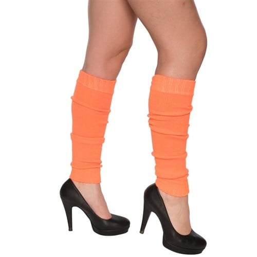 Feestbazaar Beenwarmers Fluor Oranje