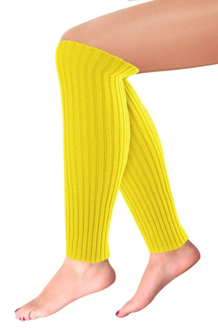 Feestbazaar Beenwarmers geel