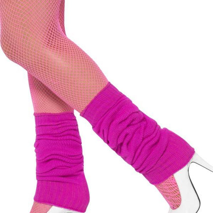 Feestbazaar Beenwarmers hot pink