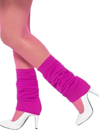Feestbazaar Beenwarmers hot pink