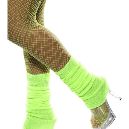 Feestbazaar Beenwarmers neon groen