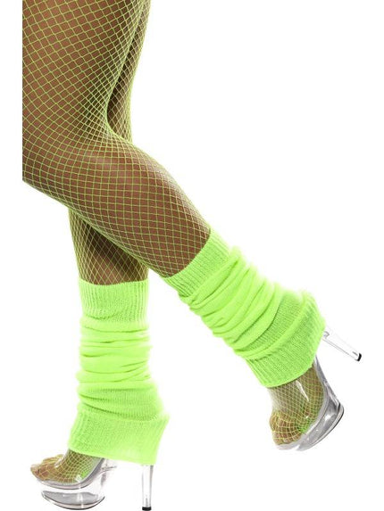 Feestbazaar Beenwarmers neon groen
