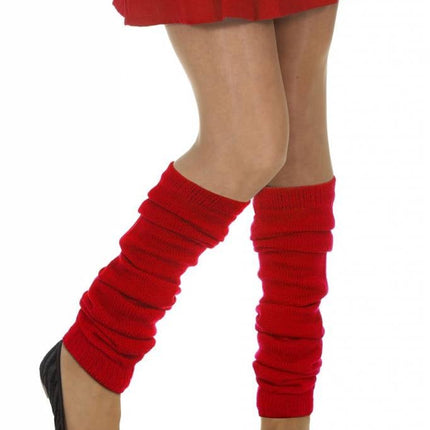 Feestbazaar Beenwarmers rood