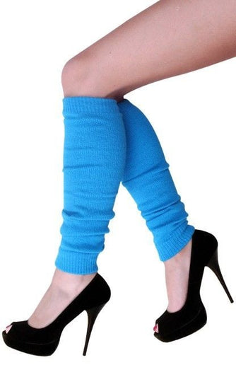 Feestbazaar Beenwarmers turquoise