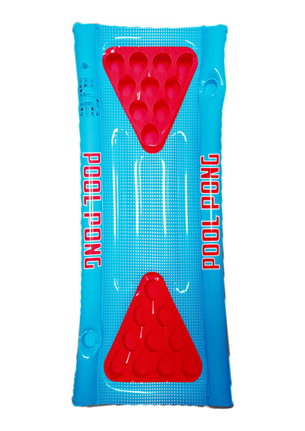 Feestbazaar Beerpong Luchtbed Drankspelletje (166cm x 77cm)