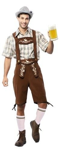 Feestbazaar Beierse Outfit Bruin Heren
