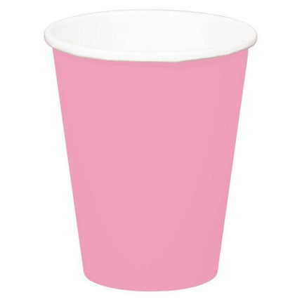 Feestbazaar Bekers baby roze - 8 stuks