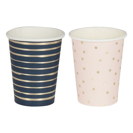 Feestbazaar Bekers Babyshower Roze/Blauw (8st)