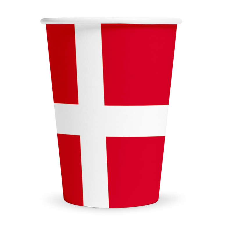 Feestbazaar Bekers Denemarken 210ml (8st)