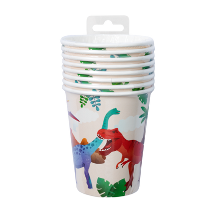 Feestbazaar Bekers Dino Apatosaurus (8st)