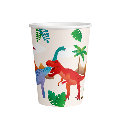 Feestbazaar Bekers Dino Apatosaurus (8st)
