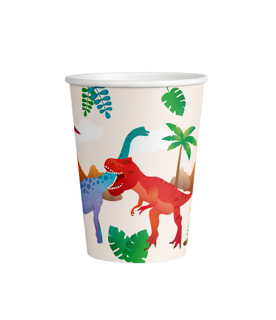 Feestbazaar Bekers Dino Apatosaurus (8st)