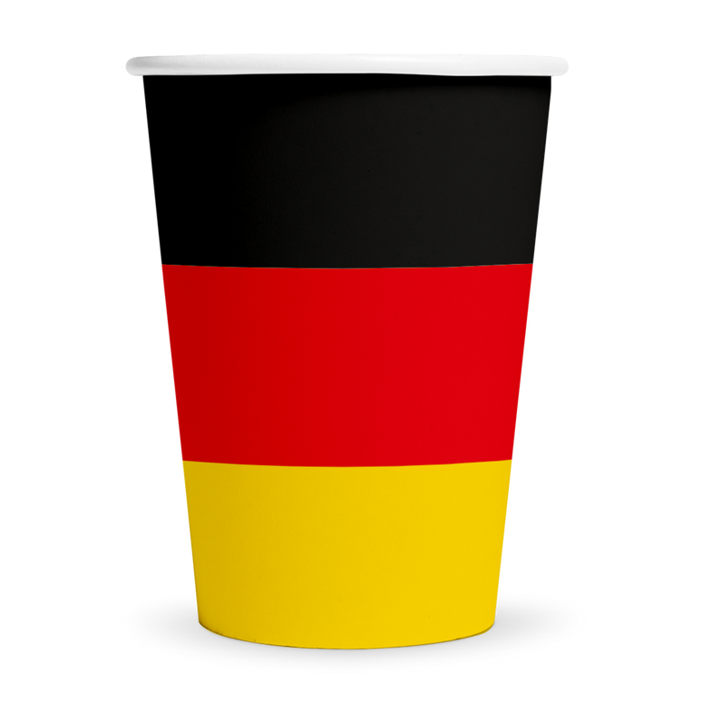 Feestbazaar Bekers Duitsland 210ml (8st)