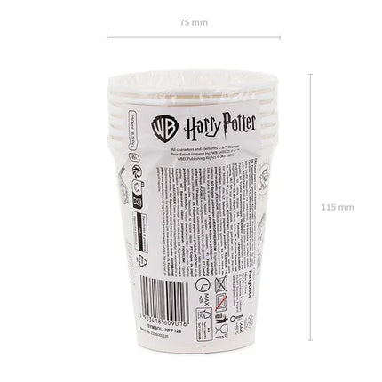 Feestbazaar Bekers Harry Potter Magische Illustraties (6st)