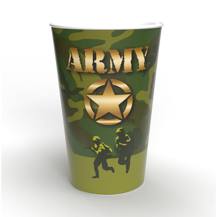 Feestbazaar Bekers Leger Army (8st)