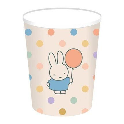 Feestbazaar Bekers Nijntje Pastel Met Stippen Print (8st)