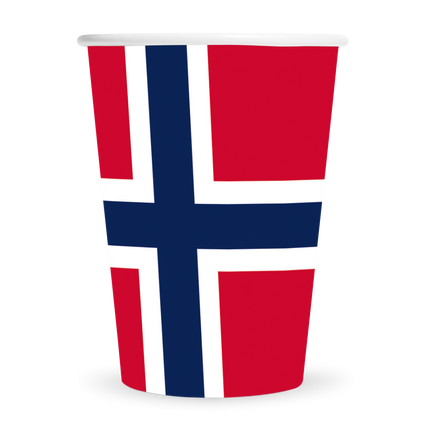 Feestbazaar Bekers Noorwegen 210ml (8st)