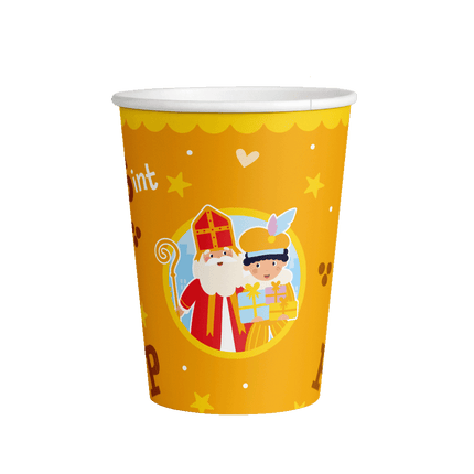 Feestbazaar Bekers Sint & Piet Cartoon Vigo (8st)