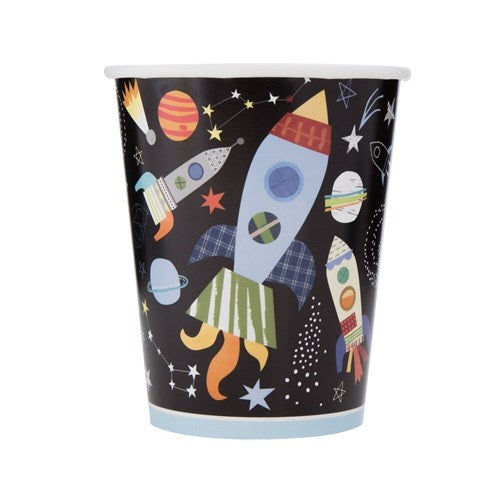 Feestbazaar Bekers Space Ruimte 270ml (8st)