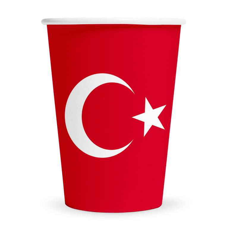 Feestbazaar Bekers Turkije 210ml (8st)