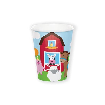 Feestbazaar Bekertjes farmhouse fun (8st)