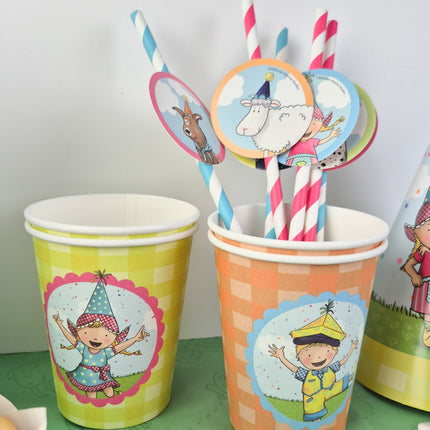 Feestbazaar Bekertjes Fien & Teun (8st)