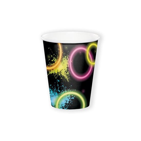 Feestbazaar Bekertjes glow party (266ml, 8st)