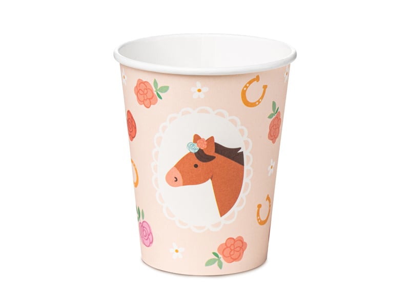 Feestbazaar Bekertjes Paarden Perzik (6st)