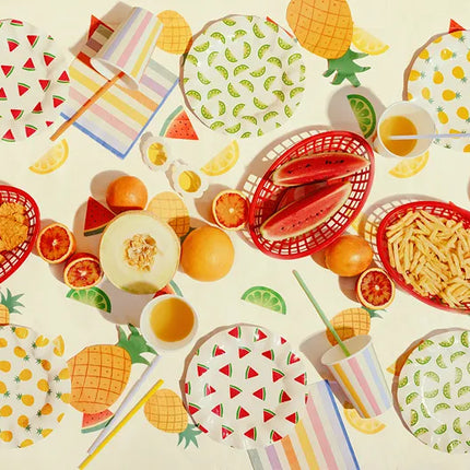 Feestbazaar Bekertjes Pastel Strepen (6st)