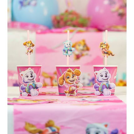 Feestbazaar Bekertjes Paw Patrol Roze (8st)