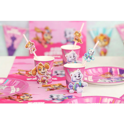 Feestbazaar Bekertjes Paw Patrol Roze (8st)