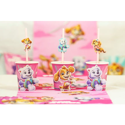 Feestbazaar Bekertjes Paw Patrol Roze (8st)