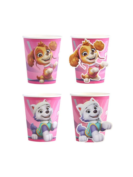 Feestbazaar Bekertjes Paw Patrol Roze (8st)