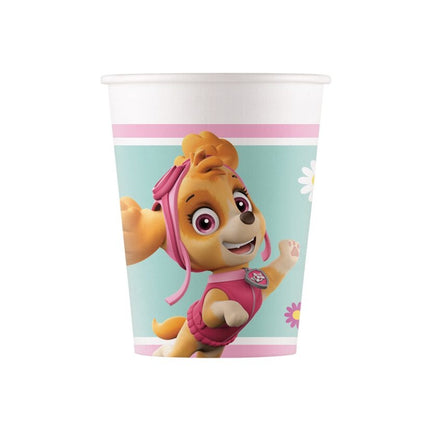 Feestbazaar Bekertjes Paw Patrol Skye Everest Roze (8st)