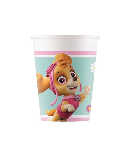 Feestbazaar Bekertjes Paw Patrol Skye Everest Roze (8st)