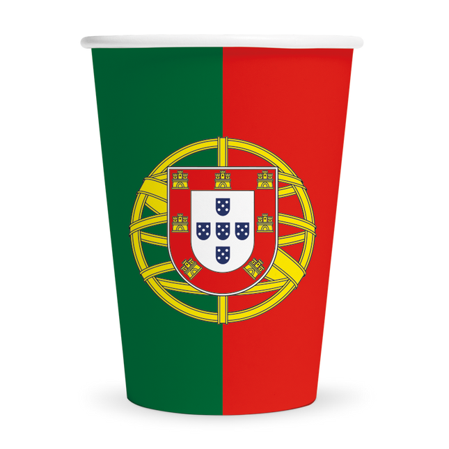Feestbazaar Bekertjes Portugal 210ml (8st)