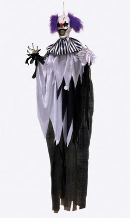 Feestbazaar Bewegende Hangende Horror Clown (130cm)