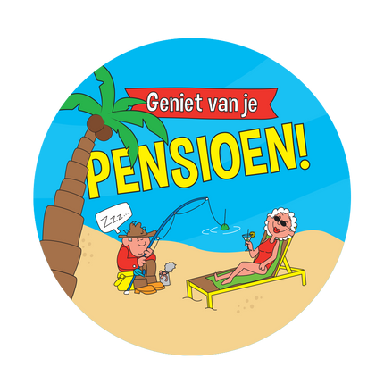 Feestbazaar Bierviltjes Pensioen (6st)
