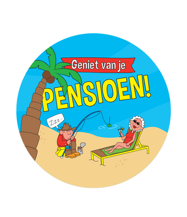 Feestbazaar Bierviltjes Pensioen (6st)
