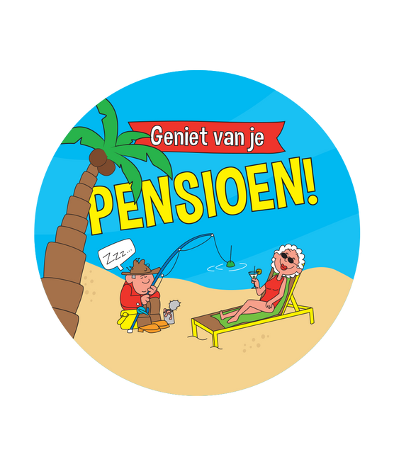 Feestbazaar Bierviltjes Pensioen (6st)