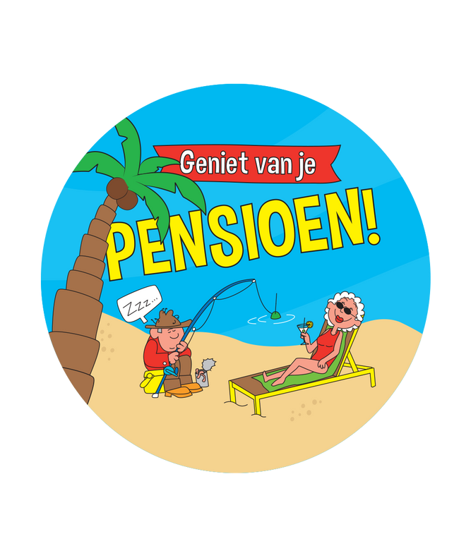Feestbazaar Bierviltjes Pensioen (6st)