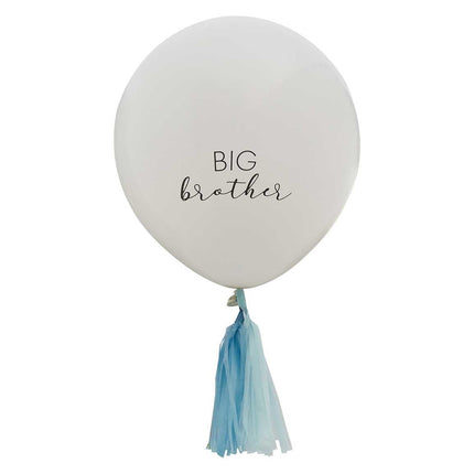 Feestbazaar Big Brother Ballon Met Blauwe Tassels
